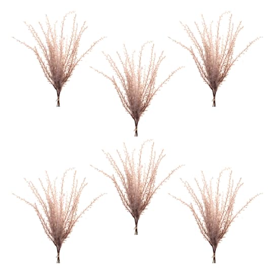 Michaels, Melrose 19" Grass Plume Bundles, 6ct. – Category: Stem Bundles